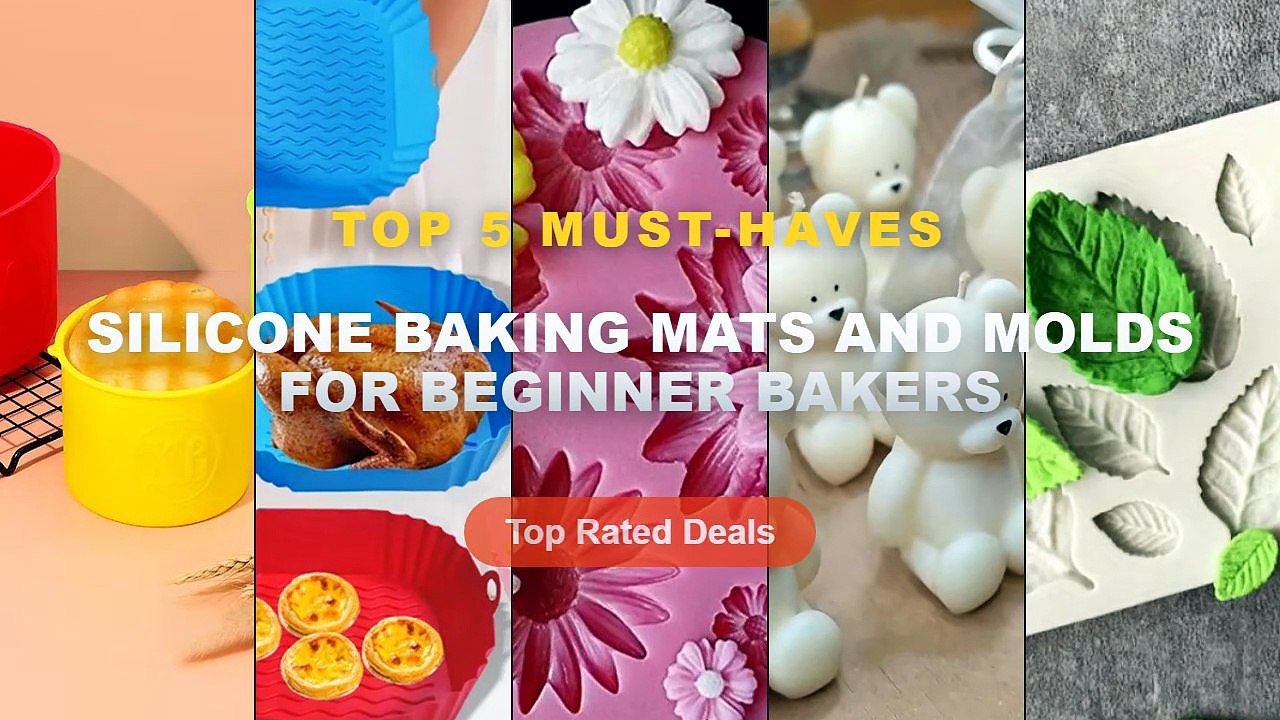 Silicone Baking Mats And Molds For Beginner Bak...