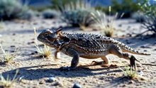 Horned Lizard : The spiky desert master with an extraordinary defense system