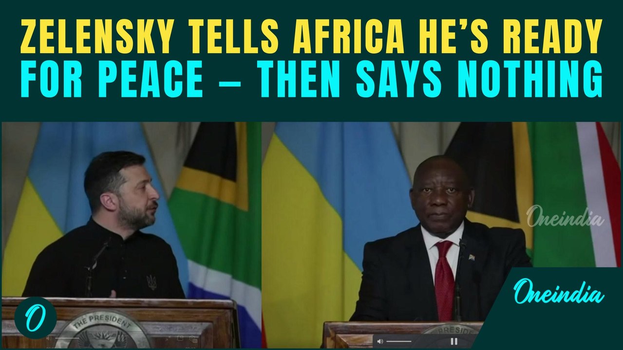 Zelensky's Jaw Drops as Ramaphosa Drops Ceasefi...