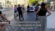 À Lyon, des cyclistes et trottinettes respectent enfin le feu rouge (à cause de la police)
