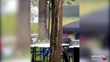 "Incidencias menores" por lluvia en Estella, Pamplona y Aoiz