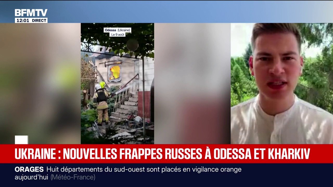Guerre en Ukraine: Odessa ciblée par des frappes russes, au moins 8 blessés