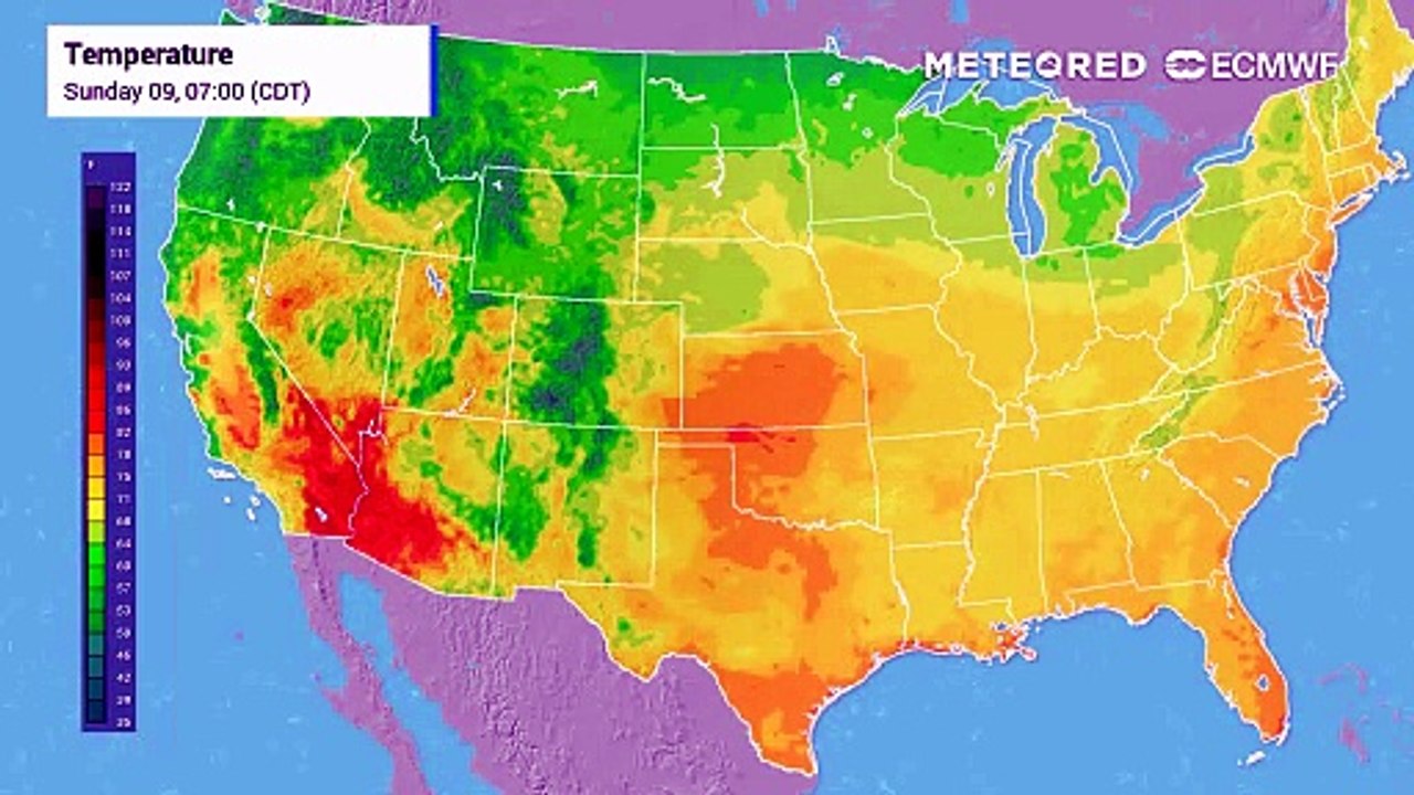 The area of the country impacted by dangerous heat will diminish this week.