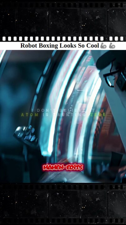 Robot Boxing Looks So Cool Hugh Jackman🤖🥊-Real Steel Movie Edit