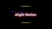 Alight Motion animation