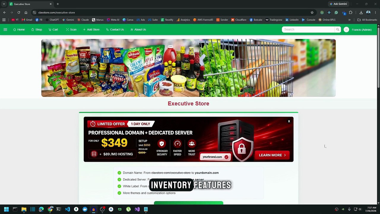 Step 7. Sales And Inventory