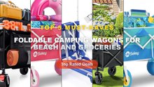 Don't Buy Foldable Camping Wagons For Beach And Groceries Before Watching This! - Heavy Duty Beach Wagon for sand, campi...