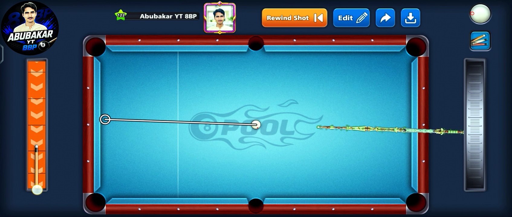 How Left & Right Spin Work After Hitting The Rails Of 8 Ball Pool