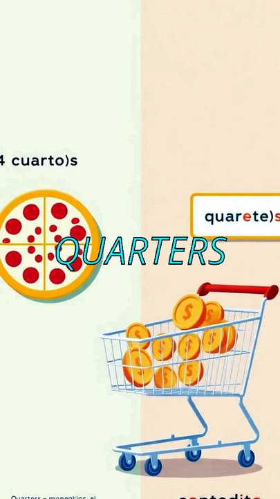 10000 palabras en inglés - ¿Quarters  ¿monedas o cuartos?