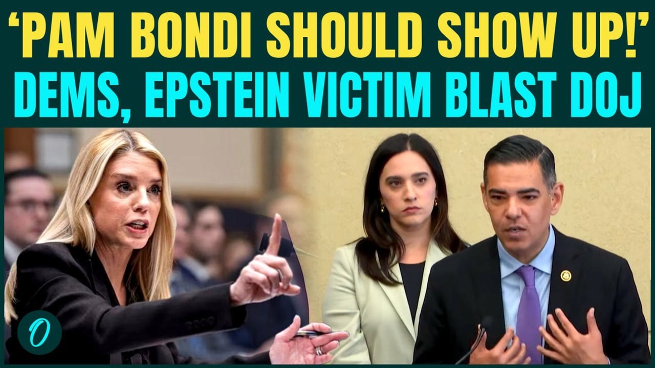 ‘Pam Bondi PE*V*RTING Justice…’: Democrats LASH OUT At Epstein Cover-Up, DEMAND Her to Testify