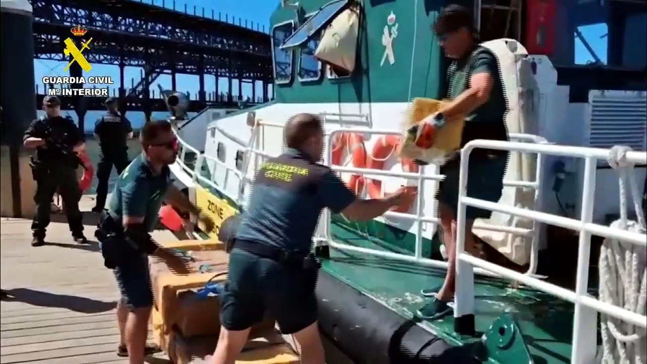 Intervenidos más de 800 kilos de cocaína en Punta Umbría (Huelva)