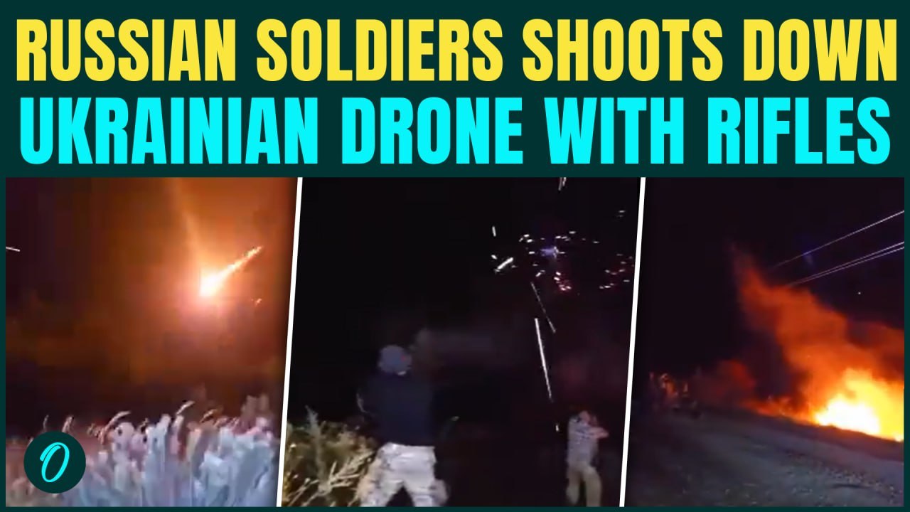 Putin’s Brave Soldiers SHOOTS Down Ukrainian Drone With RIFLES On CAM; Zelensky Humiliated On Cam