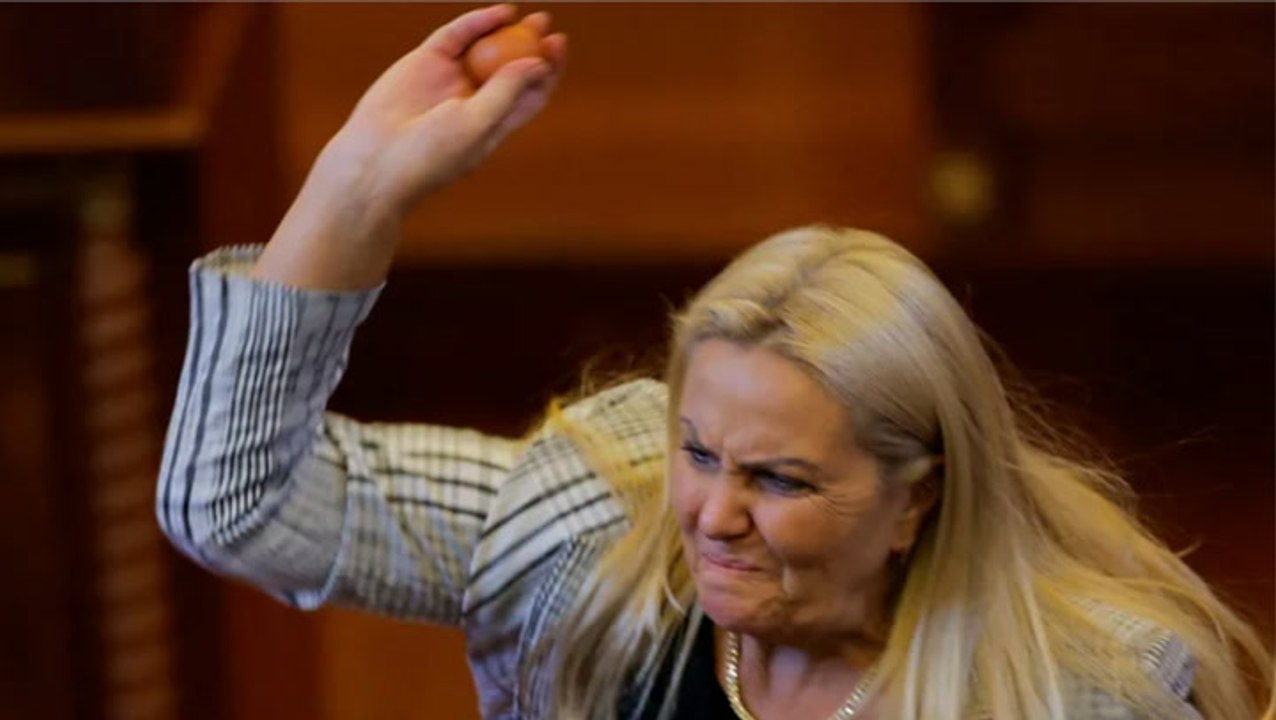 Kosovo’s acting prime minister pelted with eggs by opposition