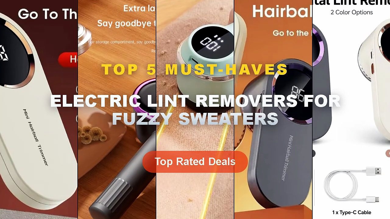 Cheap & Best Electric Lint Removers For Fuzzy Sweaters Unboxing & Review