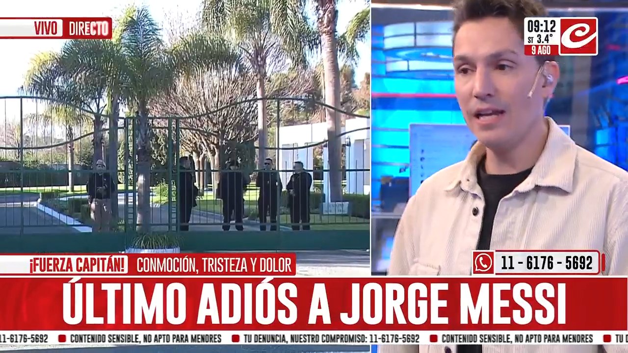 El último adiós a Jorge Messi