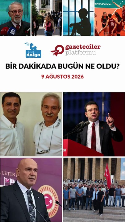 Bir dakikada bugün ne oldu?