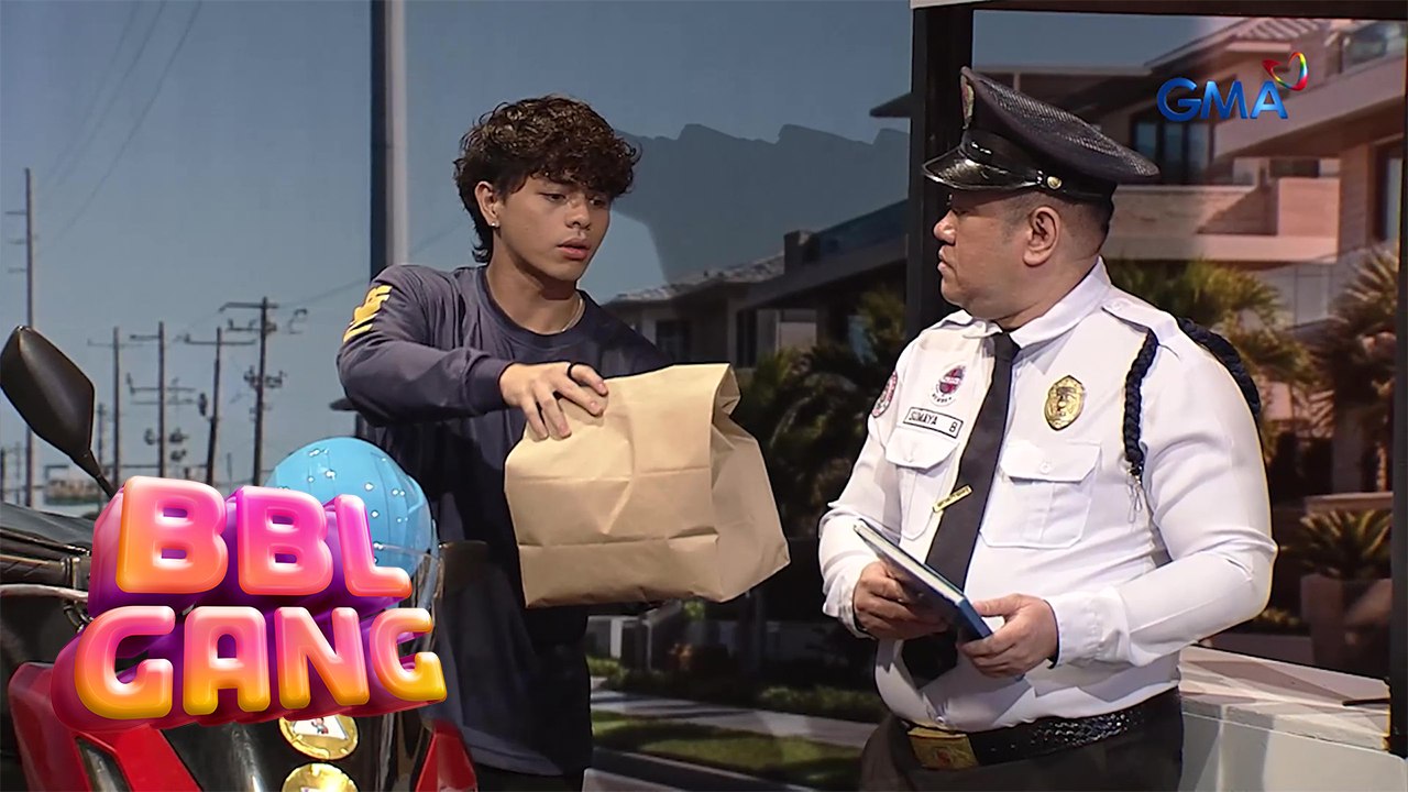 Bubble Gang: Delivery rider vs. guard ng subdivision!