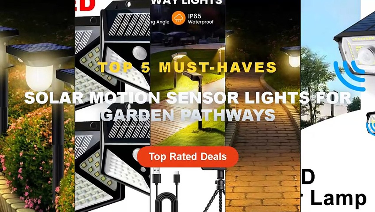 Best Solar Motion Sensor Lights For Garden Path...