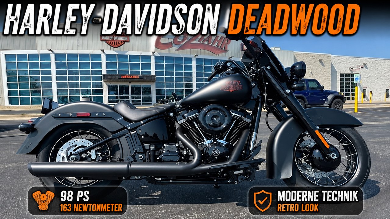 2026 Harley-Davidson Deadwood: Schwarzer Bobber mit 163 Newtonmeter