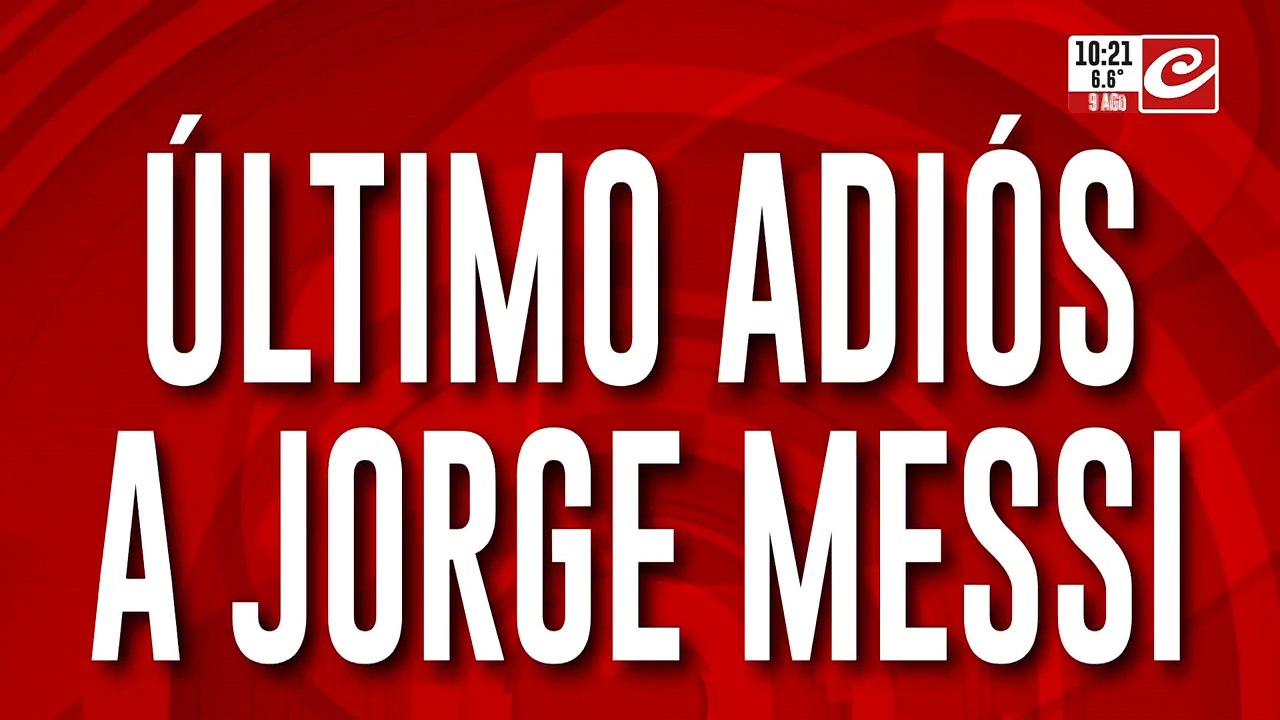 El último adiós a Jorge Messi bajo un fuerte hermetismo