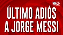 El último adiós a Jorge Messi bajo un fuerte hermetismo
