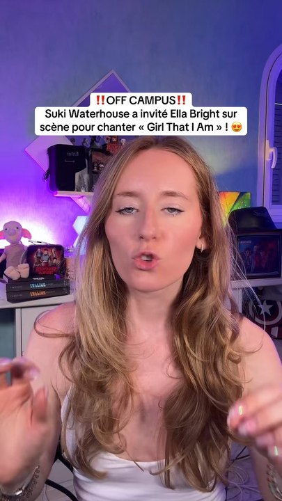 OFF CAMPUS : Ella Bright chante sur scène « Girl That I Am » avec Suki Waterhouse‼️😍