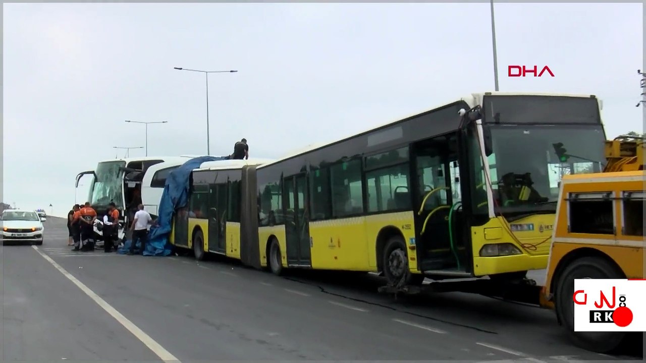 SON DAKİKA... İstanbul'da yolcu otobüsü, İETT otobüsüne çarptı: Yaralılar var
