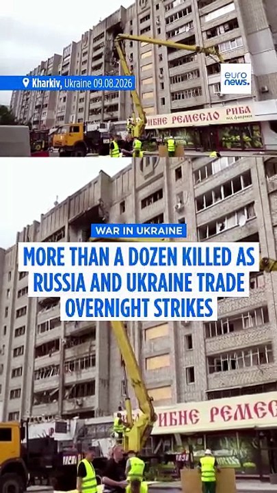13 killed in Ukraine and 90 injured as Russia intensifies overnight bombardment campaign of Ukrainian cities