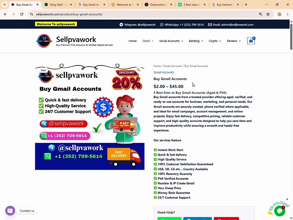 10 Best Sites For Buying Aged Gmail Accounts Safe...