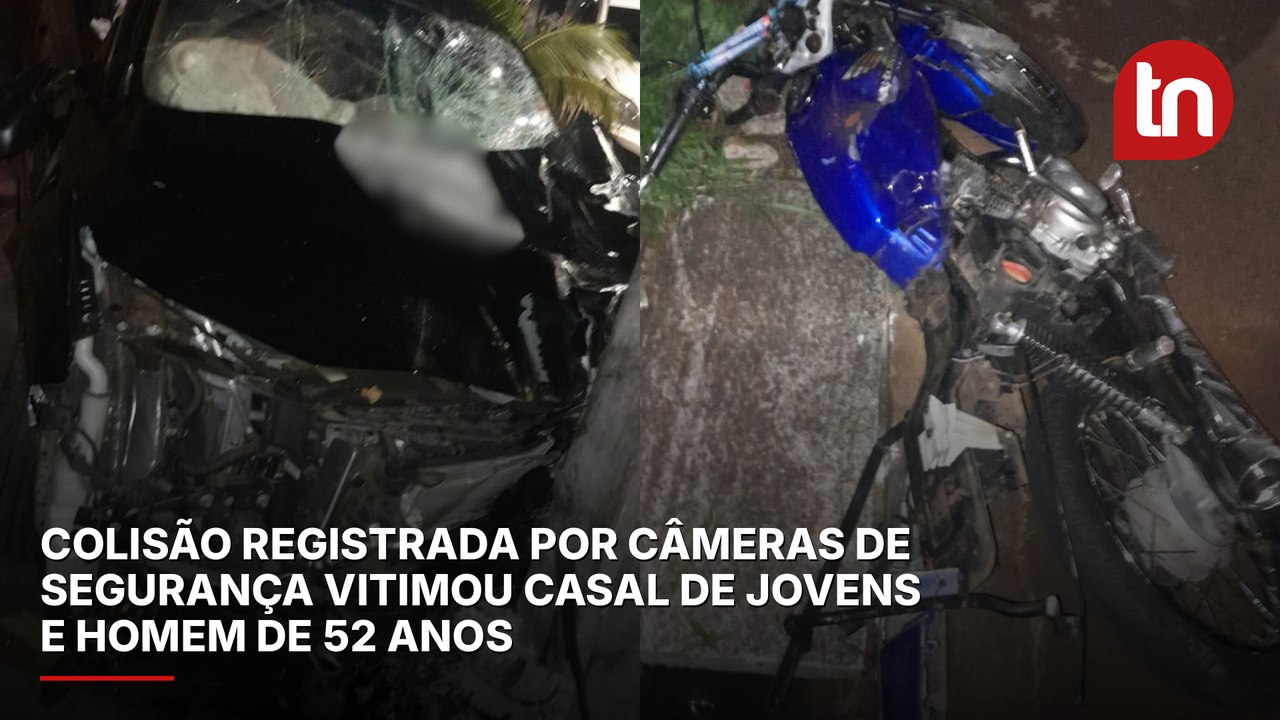 Carro em alta velocidade atinge moto e pedestre e deixa três mortos em Londrina (PR)