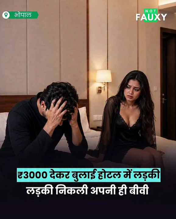 ₹3000 देकर बुलाई होटल में लड़की, लड़की निकली अपनी ही बीवी