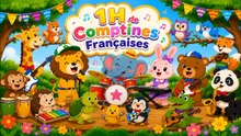 1H de Comptines d'Animaux pour Enfants 🐘🦁|  Chansons Françaises avec Paroles🎶 | Karaoké Amusant