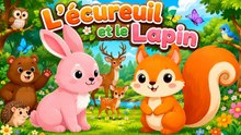 🐿️ L'écureuil et le Lapin 🐰 | Comptines pour Enfants 🦉🦋 | Chansons Éducatives 🎶Karaoké Amusantes