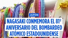 Nagasaki, el 81 aniversario de la bomba atómica inquieta a los defensores del pacifismo