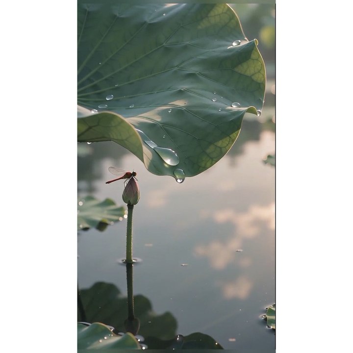 闭上眼在小暑里听荷，那是夏天最温柔细腻的声音
