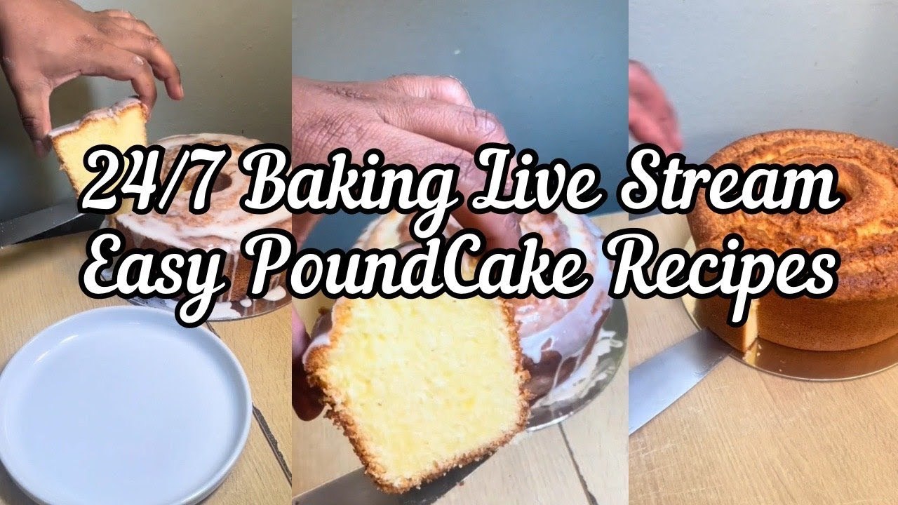 24/7 Southern Pound Cake Recipes 🍰 | Relaxing Live Baking | Comfort Food Vibes