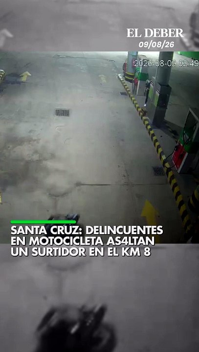 Santa Cruz: delincuentes en motocicleta as4ltan un surtidor en el km 8