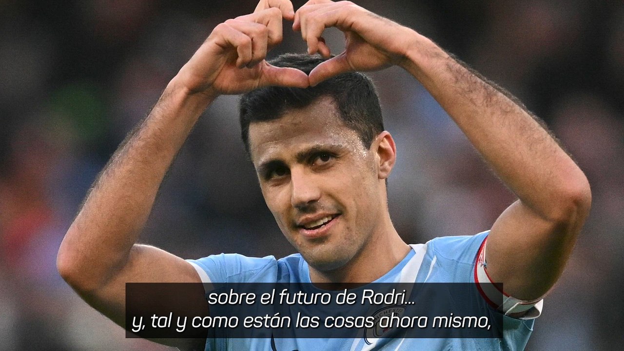 Maresca: "Rodri estará de vuelta el día 14"