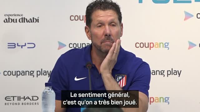 Atlético de Madrid - Simeone : "Je suis inquiet"