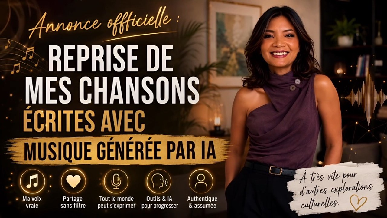 Reprise de mes chansons écrites avec musique gé...