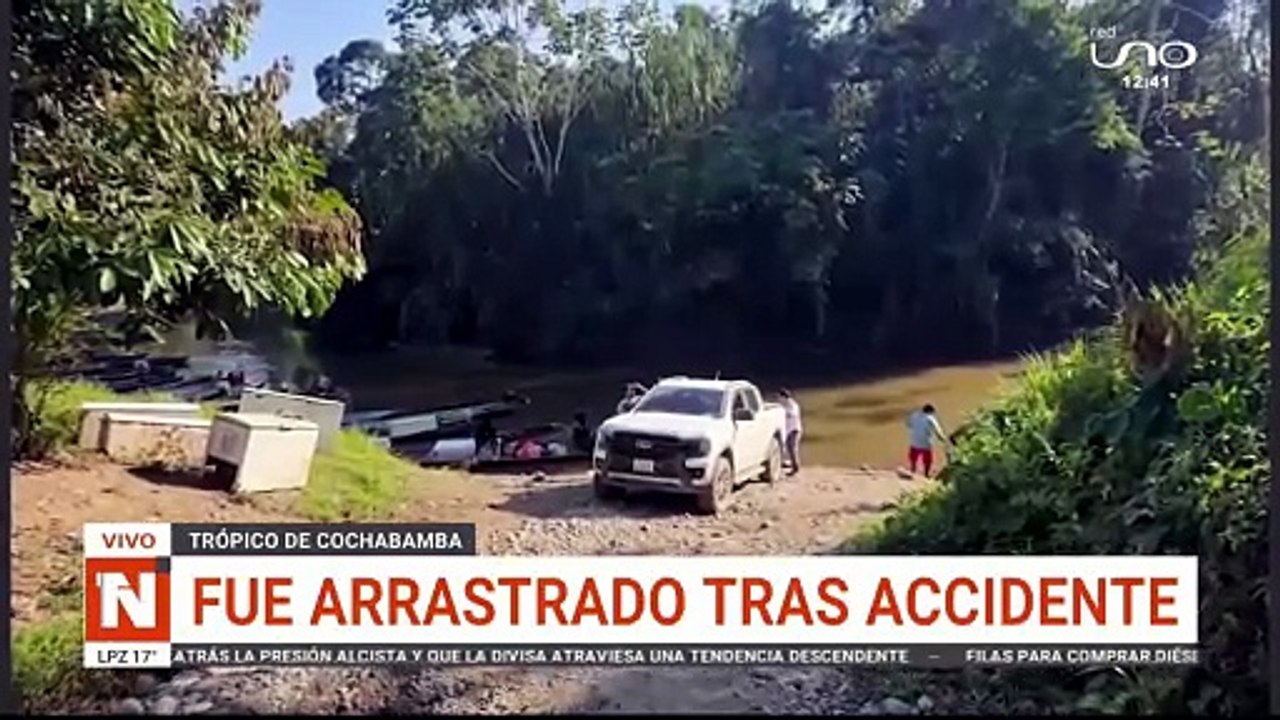 cuerpo de desaparecido en un río
