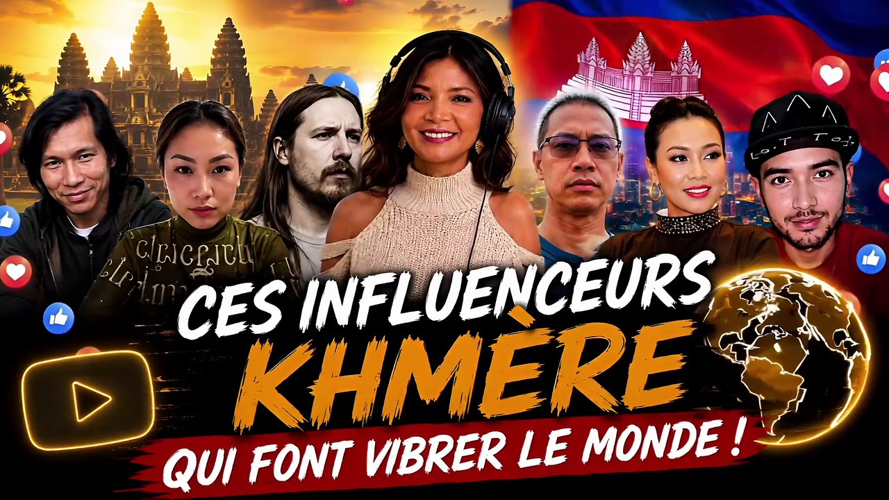 Ces influenceurs khmère qui font vibrer le monde ! (Texte et voix Neary)