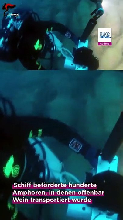 Vor Sizilien entdeckt: Römisches Schiffswrack mit hunderten Amphoren