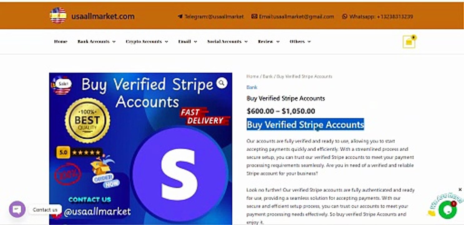 How Do You Buy Verified Stripe Accounts: A Full Guide