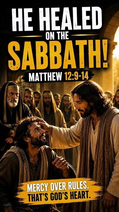 Did Jesus Break the Sabbath? Matthew 12:9–14.