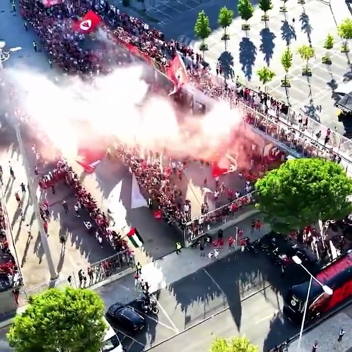 Chegada do Benfica à Luz