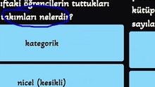 2.1- Nicel (kesikli)-kategorik-karşılaştırma - 6. Sınıf Matematik #shorts