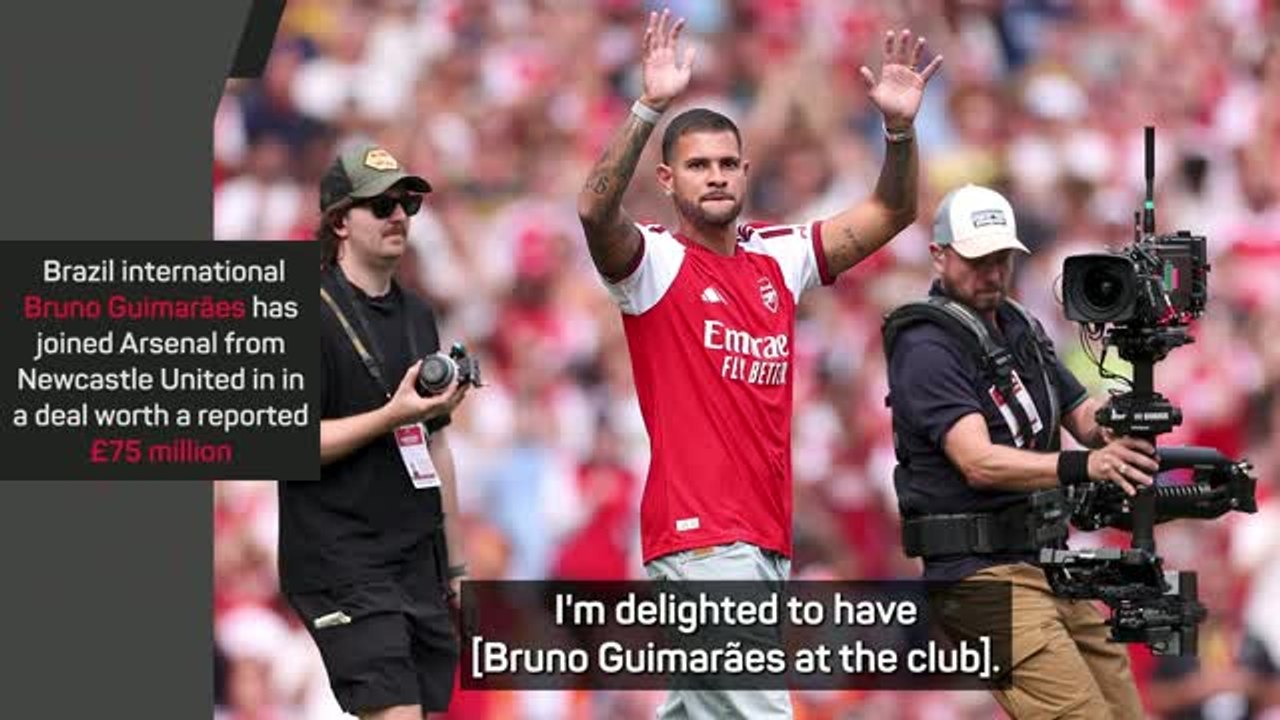 Arteta hopes Guimaraes can take Arsenal to next level