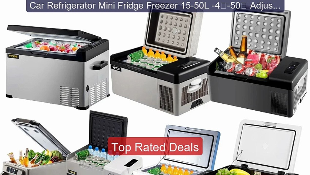 Car Refrigerator Mini Fridge Freezer 15-50L -4℉...