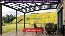 Clear Polycarbonate Awning Door Window Canopy Rain Cover Sunsh... -- Hot Deal 2026 | Limited Offer!